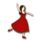 Woman Dancing - Light emoji on LG